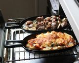 魚焼きグリルで　厚揚げキムチステーキ作り方3写真