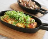 魚焼きグリルで　厚揚げキムチステーキ作り方4写真