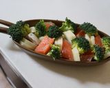 鮭とブロッコリーのマヨ味噌焼き作り方4写真
