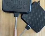 ホットサンドメーカーでクロックムッシュ作り方1写真