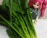 リカちゃん♡ほうれん草クリームピーナッツ作り方1写真
