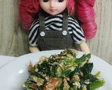 リカちゃん♡ほうれん草クリームピーナッツ作り方17写真