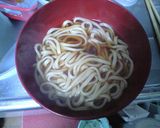 お一人料理　かんたん　カレーうどん作り方2写真