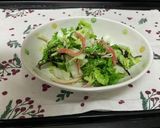 春菊と白菜の塩昆布サラダ作り方3写真