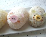 のほほん動物おにぎり❤（キャラ弁）作り方6写真