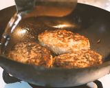 お麩でヘルシーサッパリ和風ハンバーグ作り方10写真