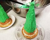 アイスクリームコーンdeクリスマスツリー作り方5写真