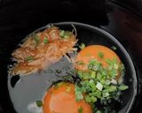 なめ茸と小ねぎの卵焼き作り方1写真