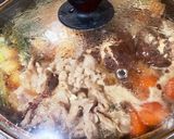 フライパンで煮込むしみしみすき焼き作り方5写真