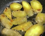 禁断の　#焼き芋のバター焼作り方5写真