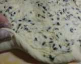 甘納豆入り柚クリームチーズのロールパン作り方10写真