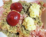 そぼろ丼　カレー味　余ったカレールー作り方1写真