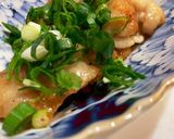 ゆかりのイブクロ　　鶏皮ネギだれ作り方5写真