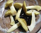 シモコシ（天然キノコ）の焼きキノコ作り方4写真
