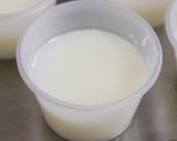 ミルクゼリーピーチソース【学校給食】作り方3写真