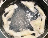 トゥルン♡えびと豚挽肉とニラの水餃子作り方6写真