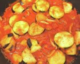 【簡単】ナスとズッキーニのトマトパスタ作り方4写真