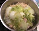 無水！白菜と豚肉の煮物作り方5写真