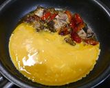 簡単！焼き鯖と焼きトマトのエッグソテー作り方3写真