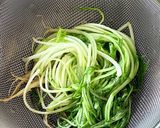 水菜のピーナッツ和え作り方1写真