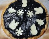 X'masピザ イカスミソース作り方6写真