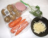 ガレットにんじん♪簡単おかずピザ用チーズ作り方1写真