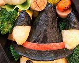 キャラ弁 ハロウィン 魔女ピカチュウ作り方9写真