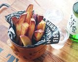 おうち居酒屋★さつま芋のスティックフライ作り方4写真