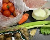 ストゥブ鍋で鶏肉のトマト煮作り方1写真