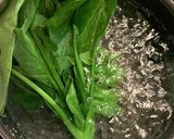 ほうれん草のきな粉和え作り方1写真