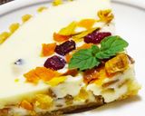米粉クッキーとフルーツのレアチーズケーキ作り方15写真