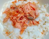 ＊鮭と長いものマッシュサラダ＊作り方4写真