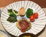 栄養満点献立★豆腐ハンバーグ★夏ver作り方3写真
