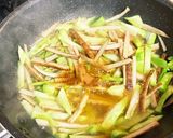 ごぼうとブロッコリーの芯のカレー炒め煮作り方3写真