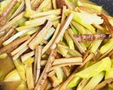 ごぼうとブロッコリーの芯のカレー炒め煮作り方5写真