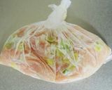 鶏胸肉・長ねぎ・椎茸の塩麹 レンジ蒸し!作り方2写真
