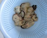 牡蠣とほうれん草の煮びたし作り方1写真