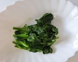 牡蠣とほうれん草の煮びたし作り方3写真