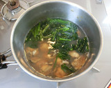 牡蠣とほうれん草の煮びたし作り方7写真