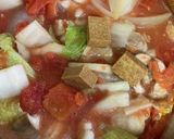 鶏肉のトマトミルクスープ作り方3写真