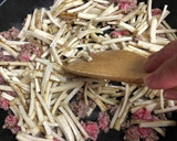 ごぼうとひき肉の炒め煮作り方3写真