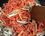 ごぼうとひき肉の炒め煮作り方4写真