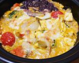 つるっと食感が楽しい❣挽肉入り白玉豆乳鍋作り方12写真