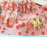 チーズがとろり♡舞茸と長ネギの肉巻き作り方2写真