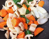 疲れた身体に効く！豚肉と野菜の黒酢炒め作り方5写真