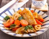 疲れた身体に効く！豚肉と野菜の黒酢炒め作り方7写真
