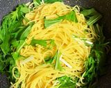 雲丹醤油のシーフードパスタ作り方6写真