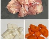炊飯器で簡単!鶏と大根と人参の煮物作り方1写真