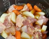 炊飯器で簡単!鶏と大根と人参の煮物作り方2写真