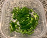 【簡単作り置き】ピーマンのわさび醤油和え作り方1写真
